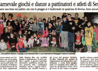 Carnevale 2015 Sesamo e Skating Rho